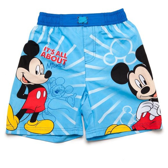 Mickey Mouse Jongens Zwemshort - lichtblauw - Maat 128