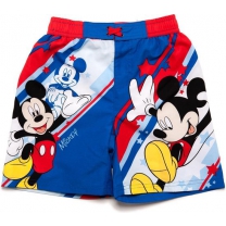 Mickey Mouse Jongens Zwemshort - blauw;rood - Maat 116