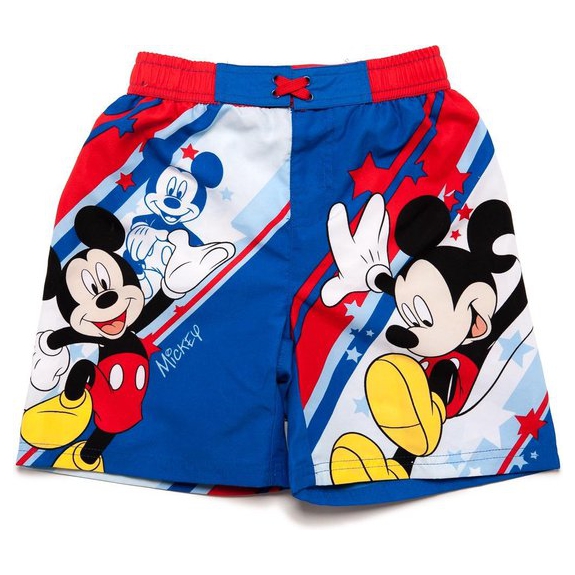 Mickey Mouse Jongens Zwemshort - blauw;rood - Maat 116