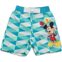 Mickey Mouse Zwemshort wit/lichtblauw - Maat 128