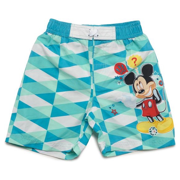 Mickey Mouse Zwemshort wit/lichtblauw - Maat 104
