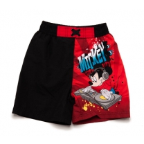 Mickey Mouse Zwemshort - rood - Maat 128 