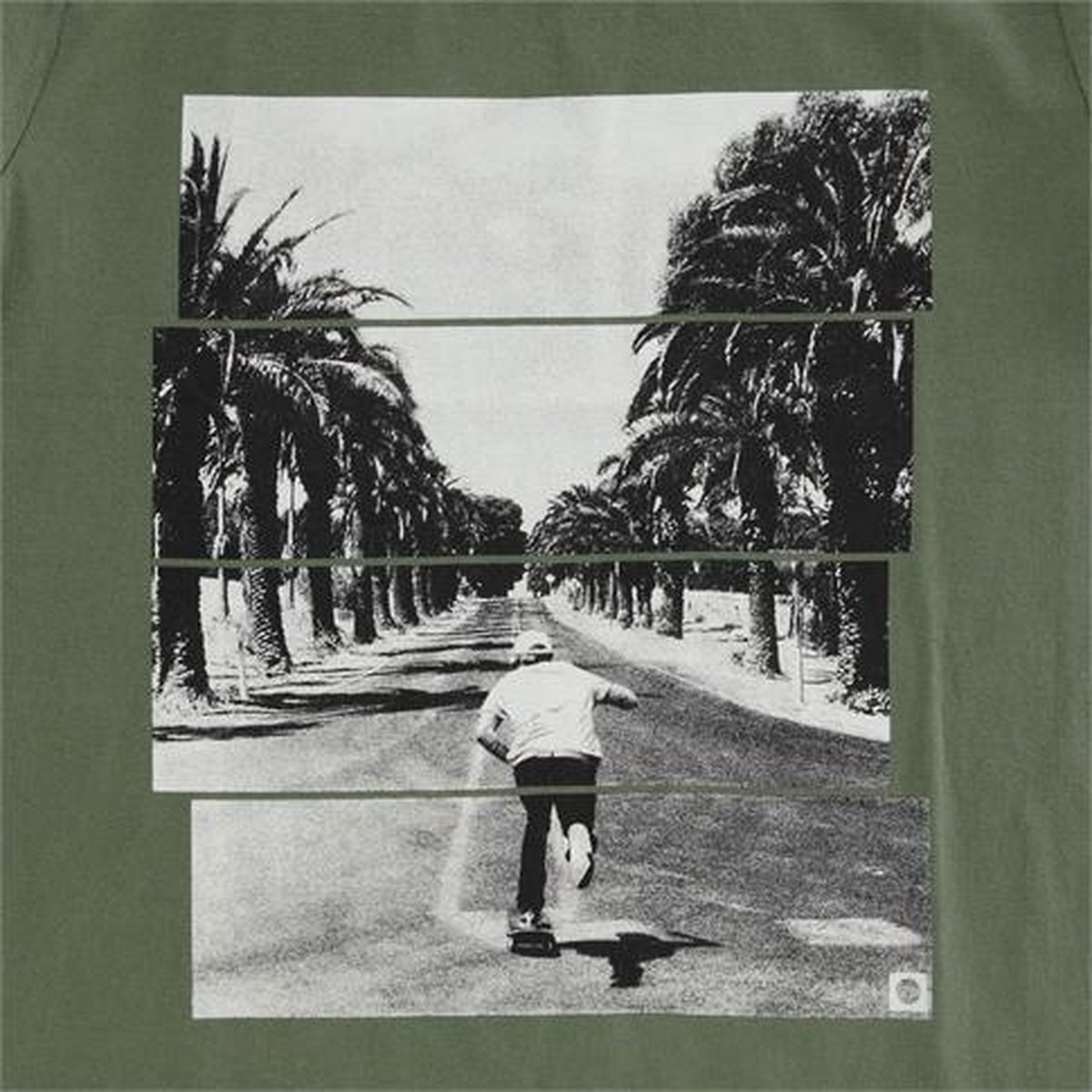 T-shirt Fabin Moss green - Maat 170/176 - afbeelding 3