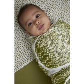 SwaddleMeyco Inbakerdoek 0-3 mnd - Snake avocado