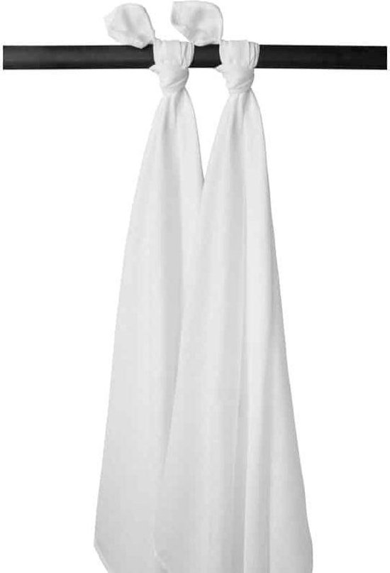 hydrofiele swaddles 2-pack - Uni wit