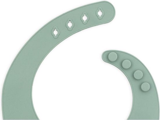 Baby slab siliconen - Ash green - afbeelding 2