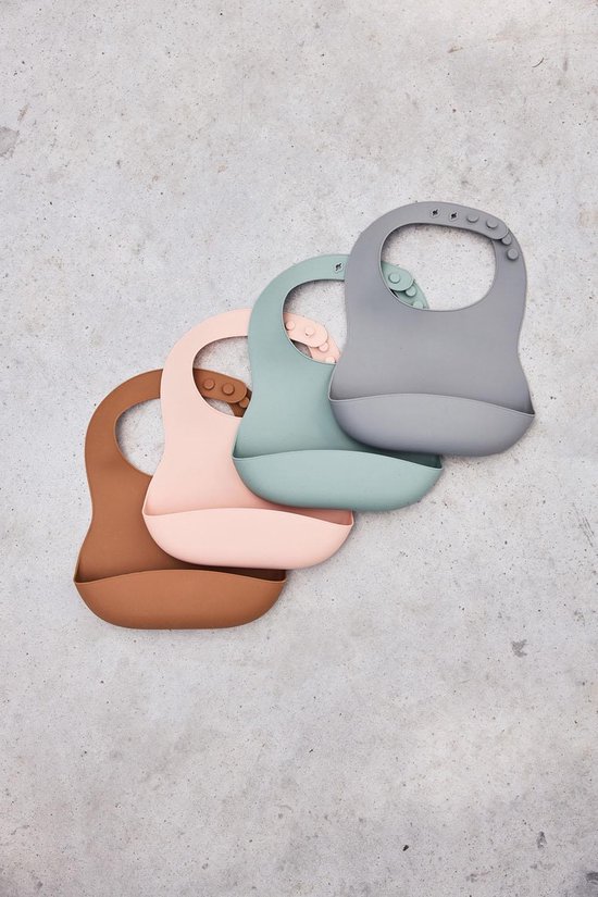 Baby slab siliconen - Ash green - afbeelding 4