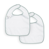 Jollein Slabbetje - waterproof - Snake soft green (2pack