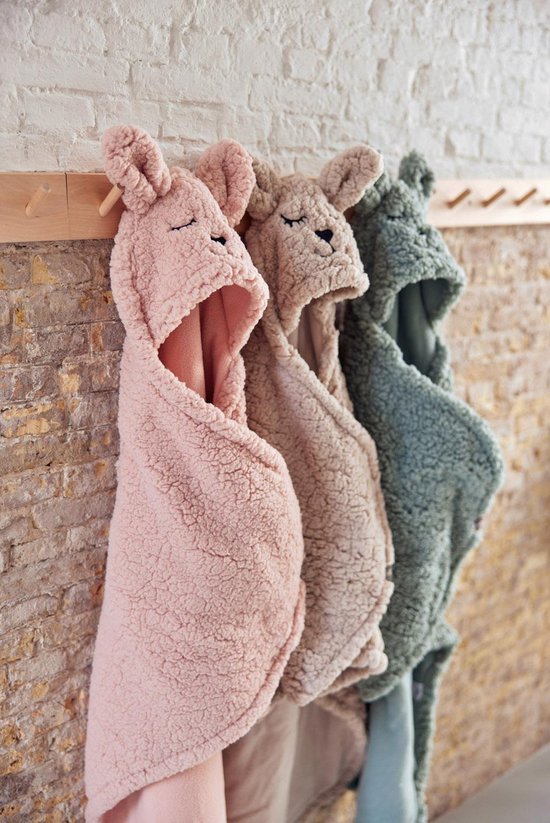 Wikkeldeken Bunny 100x105cm - Nougat - afbeelding 5