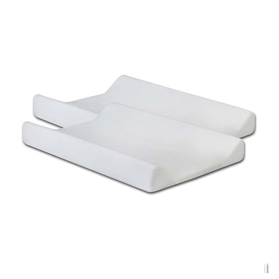 Jollein Aankleedkussenhoes Badstof 50x70cm - Wit (2pack)