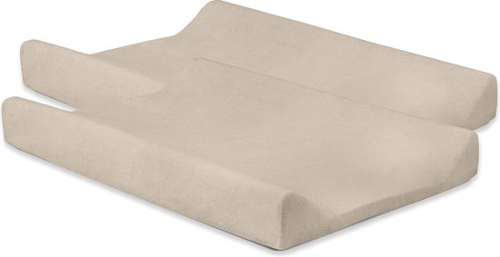 Aankleedkussenhoes Badstof 50x70cm Nougat - 2pack
