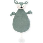 Knuffeldoekje Deer ash green