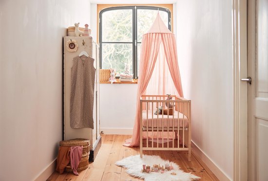 Klamboe Vintage 245cm - Pale Pink - afbeelding 4
