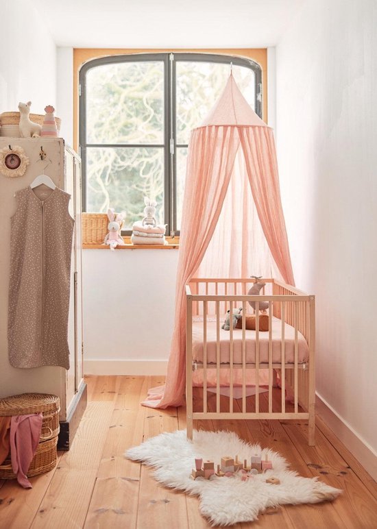 Klamboe Vintage 245cm - Pale Pink - afbeelding 2
