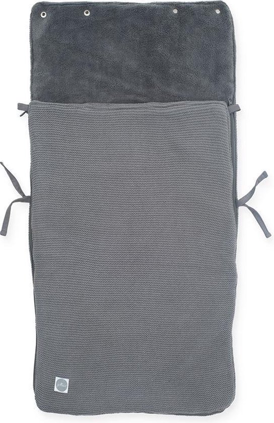 Voetenzak Basic Knit - Groep 0+  - Stone Grey - afbeelding 4
