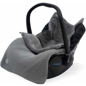 Jollein Voetenzak Basic Knit - Groep 0+  - Stone Grey