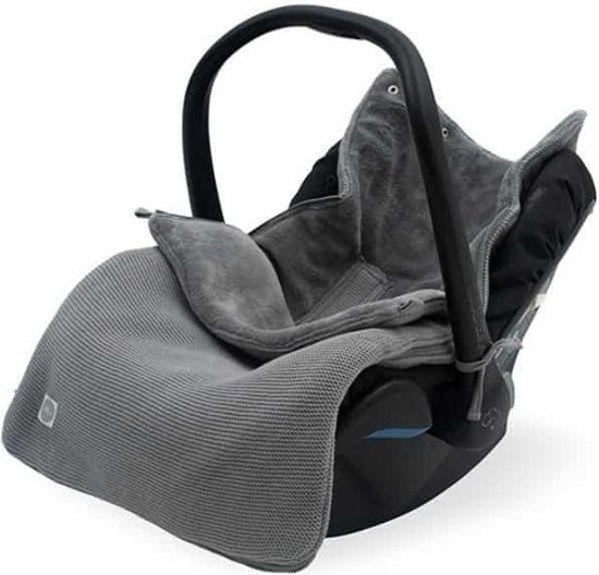 Voetenzak Basic Knit - Groep 0+ - Stone Grey