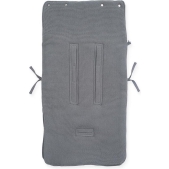 Jollein Voetenzak Basic Knit - Groep 0+  - Stone Grey