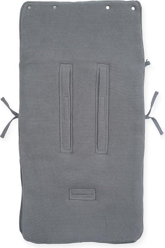 Voetenzak Basic Knit - Groep 0+  - Stone Grey - afbeelding 2