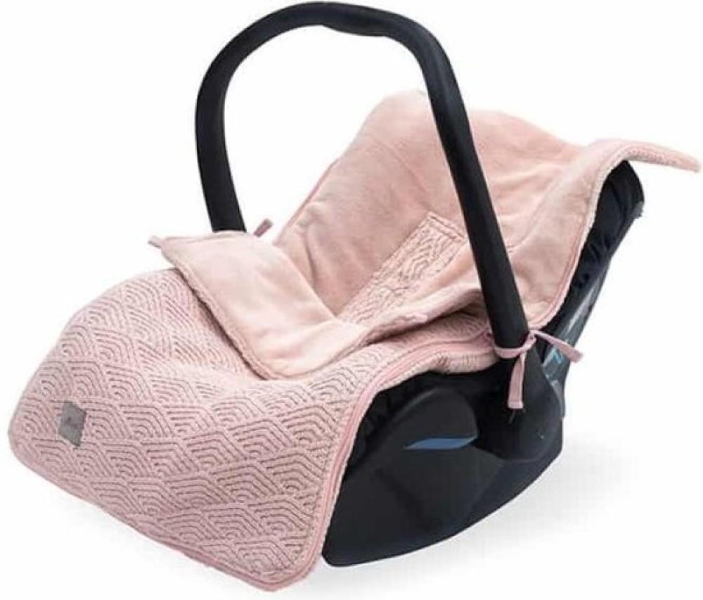 Jollein outlet Voetenzak River Knit - Groep 0+ - Pale pink - Babyoutlet