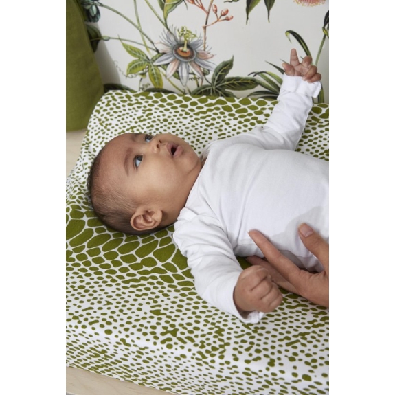 Meyco aankleedkussenhoes Snake - avocado