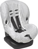 Meyco autostoelhoes groep 1 - Fine lines lichtgrijs