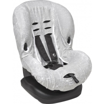 Meyco autostoelhoes groep 1 - Fine lines lichtgrijs