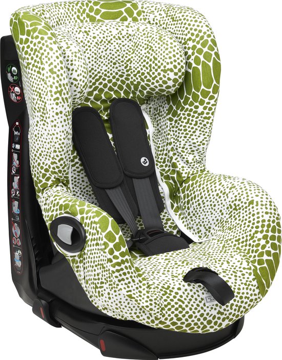 autostoelhoes Snake - avocado - groep 1 met hoofds
