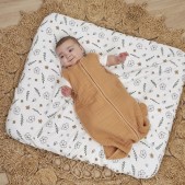 Meyco biologische aankleedkussenhoes 3K Floral - 75x85 c