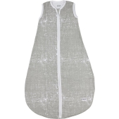 Meyco babyslaapzak rond Fine Lines - Grijs - 74