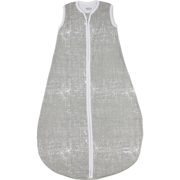 Meyco babyslaapzak rond Fine Lines - Grijs - 74