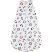 Meyco babyslaapzak rond gevoerd  Animal - 62