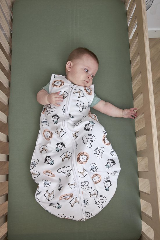 babyslaapzak rond gevoerd  Animal - 62 - afbeelding 2