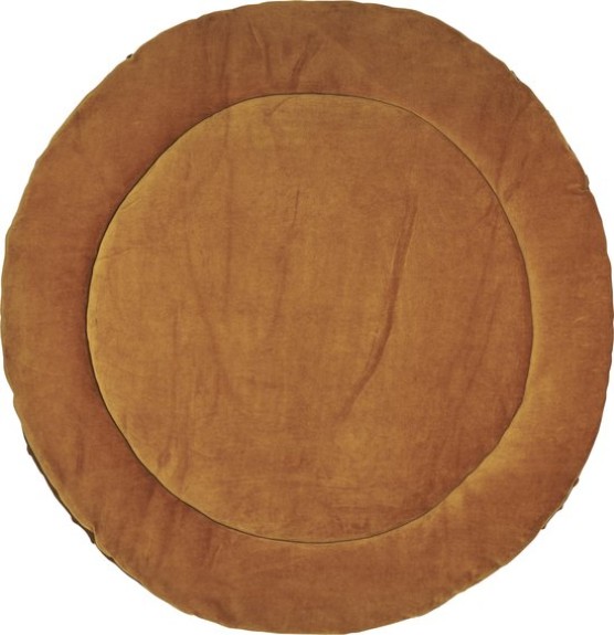 Meyco boxkleed rond Knots - Camel - 95 cm