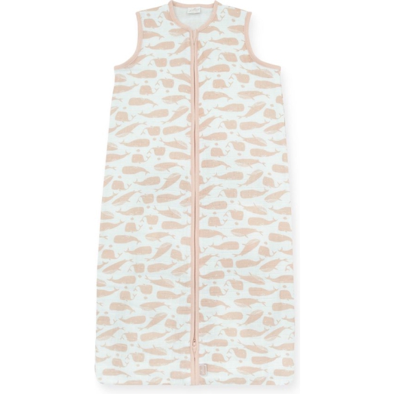 Jollein Whales Slaapzak zomer 70cm hydrofiel pale pink