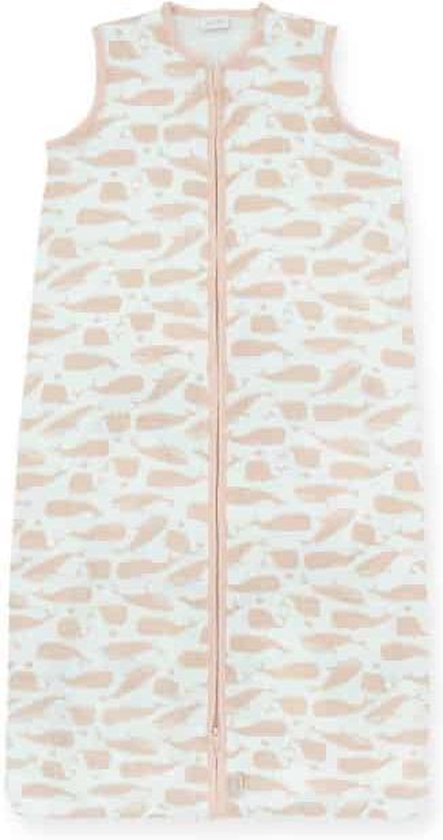 Whales Slaapzak zomer 70cm hydrofiel pale pink - afbeelding 4