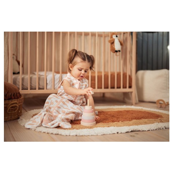 Jollein Whales Slaapzak zomer 70cm hydrofiel pale pink