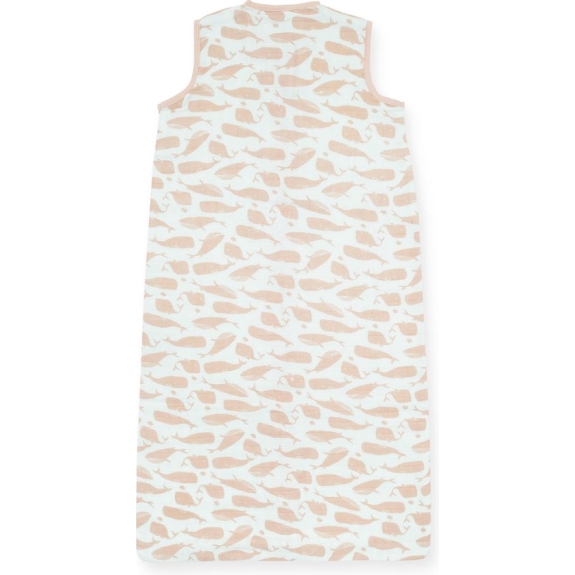 Jollein Whales Slaapzak zomer 90cm hydrofiel pale pink