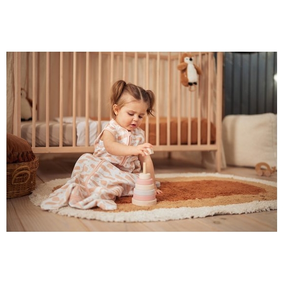 Jollein Whales Slaapzak zomer 90cm hydrofiel pale pink