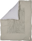 Koeka - Boxkleed wafel Amsterdam 80x100cm - Olive Green