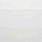 Wieglaken met bies - 75 x 100 cm - Wit