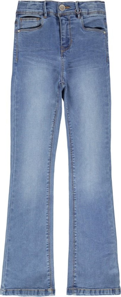 Name it Polly Meisjes Flared Jeans - Maat 104 - Babyoutlet