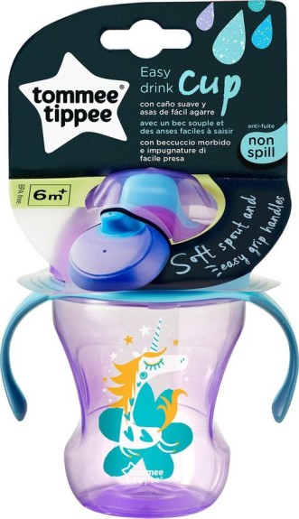 Tommee Tippee Easy Drink Kop Anti Lek Beker - Paars