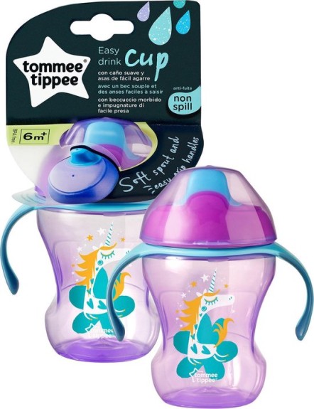 Tommee Tippee Easy Drink Kop Anti Lek Beker - Roze