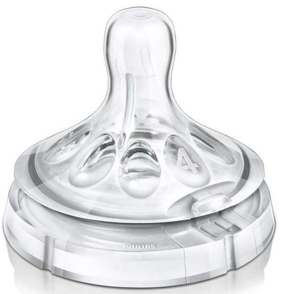 Phillips Avent NaturalSpenen, 4 Gaats -6M+ Snel 