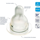 Difrax Flesspeen Natural large - 2 stuks