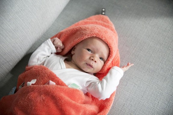 Snoozebaby - wikkeldeken Trendy Wrapping - Sunset Coral