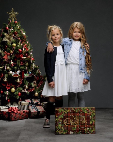 Le Chic Kids Meisjes Jurk - Maat 128