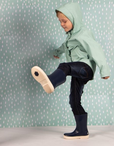 Ralka Regenjas Junior - Sprinkle - Mintgroen - Maat 164