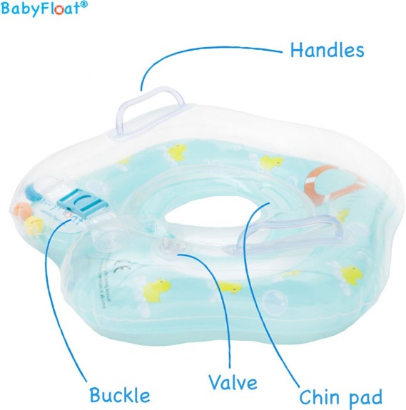 BabyFloat® - CE Goedgekeurde Zwemband Baby Nek - Babyswi